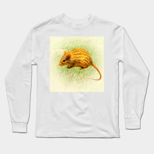 Striped grass mouse Long Sleeve T-Shirt